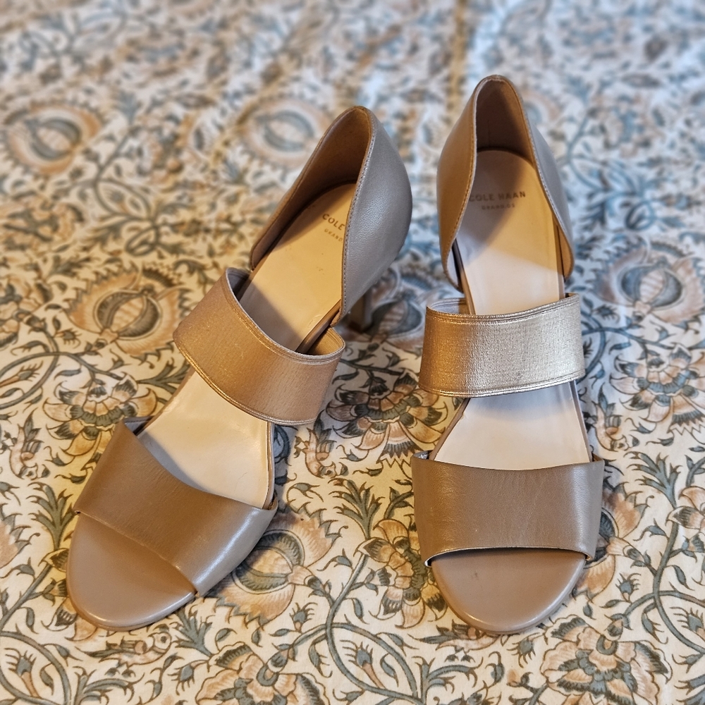 NWOB Cole Haan Tan Open-toed Heels